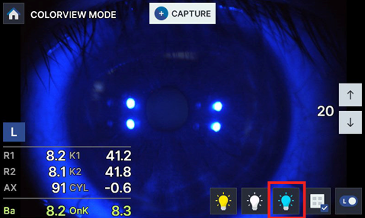 LED azul: