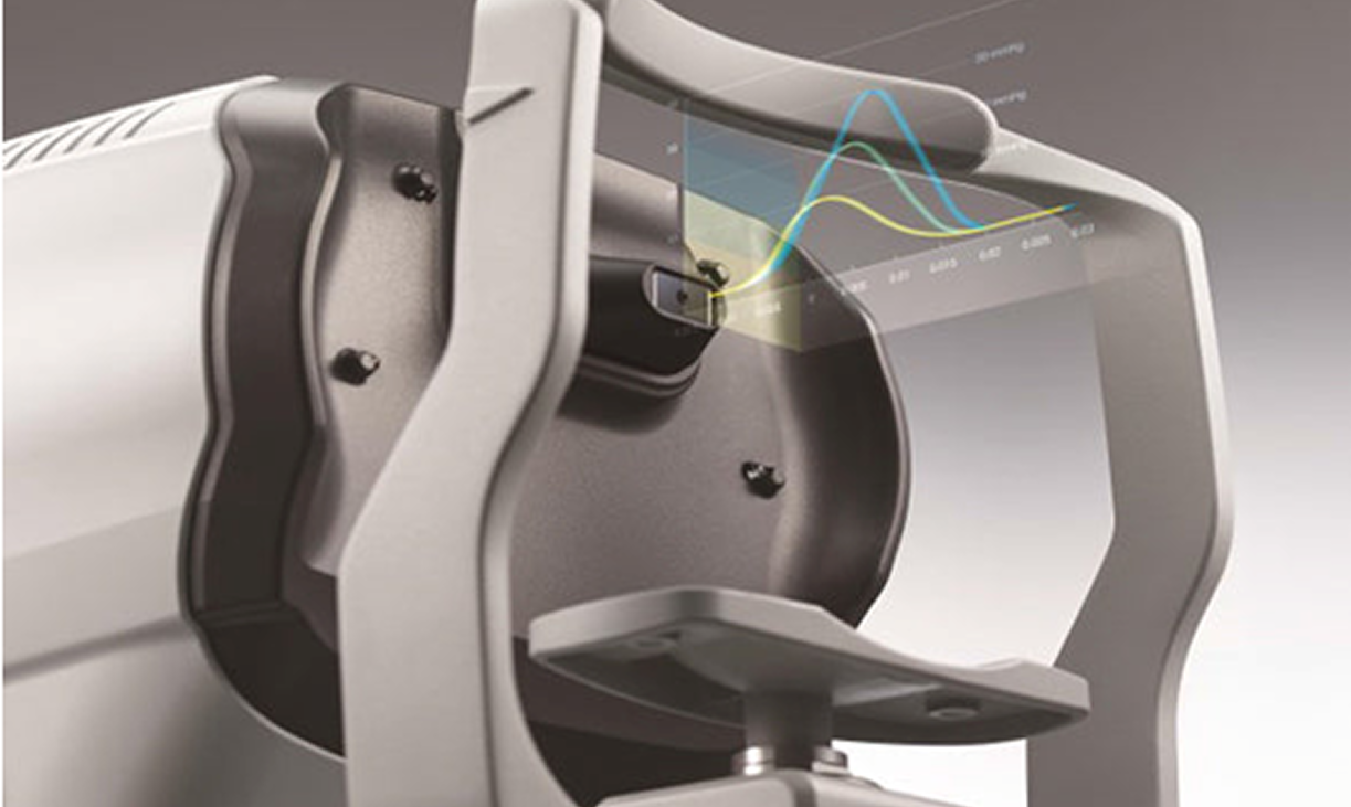 Control inteligente de soplo autoajustable para presión intraocular: